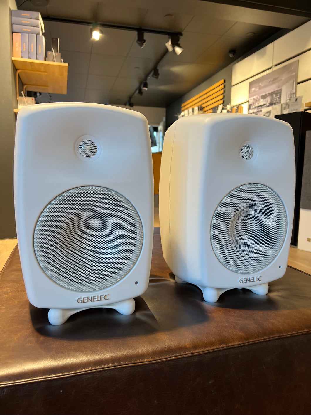 Genelec G Four B, second hand pair, white pair